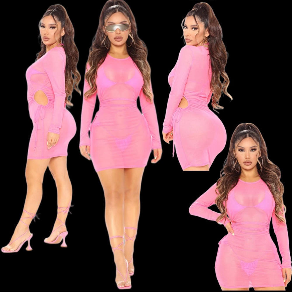 Sheer Mini Dress